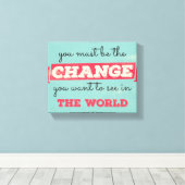 Toile Typographie vintage (Insitu (Plancher de Bois))