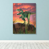 Toile Tyrannosaurus Rex (Insitu (Plancher de Bois))