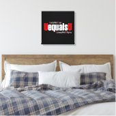 Toile UEqualsU VIH Faits Pas peur Science Pas Stigmatism (Insitu(Chambre))