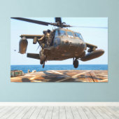 Toile UH-60M BLACKHAWK 40x60 (Insitu (Plancher de Bois))