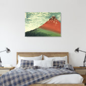 Toile Ukiyo-e South Wind Sky ou Fuji rouge de Hokusai (Insitu(Chambre))