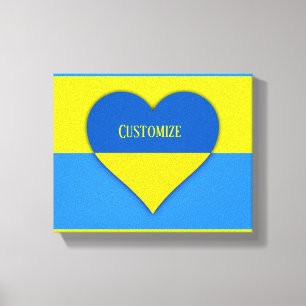 Toile Ukraine Drapeau bleu jaune Thunder_Cove