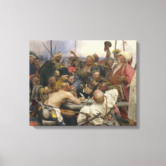 toile ukrainienne Kozaky Imprimer par Repin (Recto)