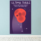 Toile Ultima Thule Ceinture de Keiper art spatial (Insitu (Plancher de Bois))
