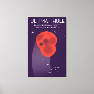 Toile Ultima Thule Ceinture de Keiper art spatial