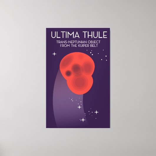 Toile Ultima Thule Ceinture de Keiper art spatial (Recto)