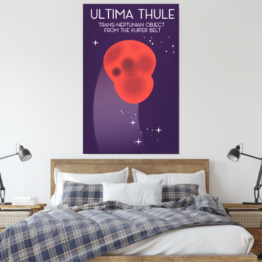 Toile Ultima Thule Keiper Belt art spatial (Insitu(Chambre))