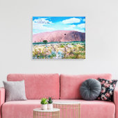 Toile Uluru sunrise Voyage en Australie Centrale (Insitu(Salon))