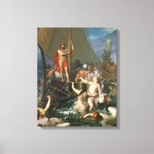 Toile Ulysse et les sirènes