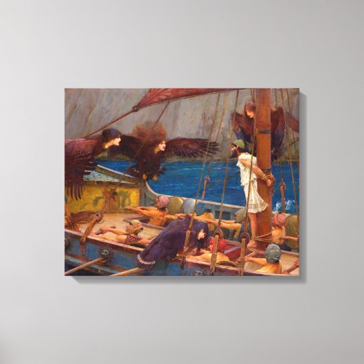 Toile Ulysse et les sirènes (1891) (Recto)