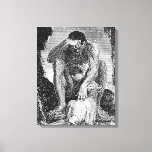 Toile Ulysse S'échapper de Polyphémère les Cyclopes (Recto)