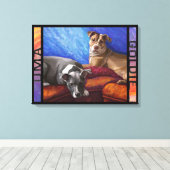 Toile Uma et Goldie (Insitu (Plancher de Bois))