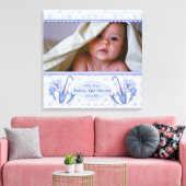 Toile Umbrella Teddy Bear Polka Baby Canvas Imprimer (Insitu(Salon))