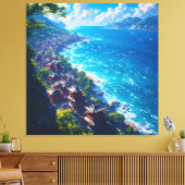 Toile Umi no Yume "Rêve de la mer" (Insitu(Salon))