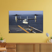 Toile Un aéronef V-22 Osprey se prépare à atterrir (Insitu(Salon))