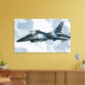 Toile Un agresseur F-16 (Insitu(Salon))