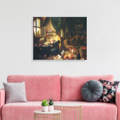 Toile Un alchimiste dans son atelier (Insitu(Salon))