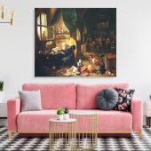 Toile Un alchimiste dans son atelier (Insitu(Salon))