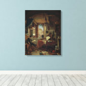 Toile Un alchimiste dans son laboratoire (Insitu (Plancher de Bois))