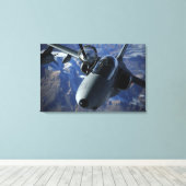 Toile Un AMX italien est ravitaillé par un Extender KC-1 (Insitu (Plancher de Bois))