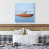 Toile Un âne dans une Riva 2010 (Insitu(Chambre))