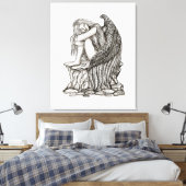Toile Un ange endormi sur la pierre (Insitu(Chambre))