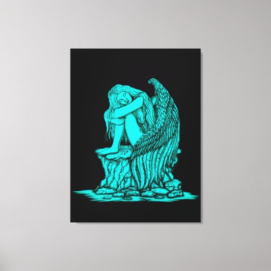 Toile Un ange endormi sur la pierre (Recto)