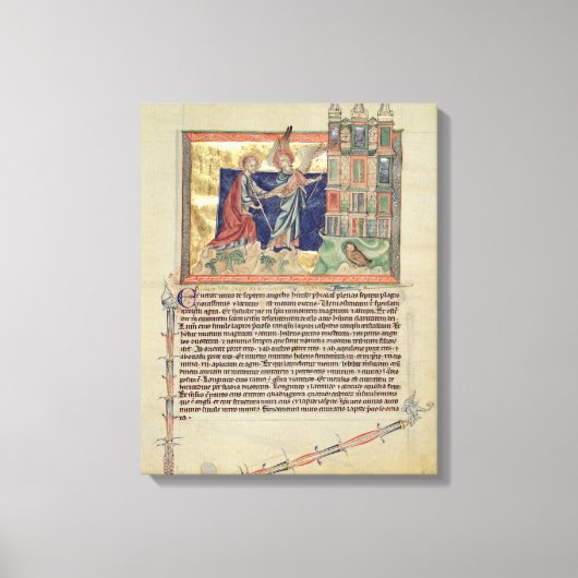 Toile Un ange montrant la Nouvelle Jérusalem (Recto)
