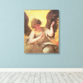 Toile Un ange tenant une flacon en verre (Insitu (Plancher de Bois))