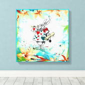 Toile Un anniversaire très joyeux (Insitu (Plancher de Bois))