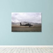 Toile Un Apache AH-64A décolle (Insitu (Plancher de Bois))