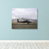 Toile Un Apache AH-64A décolle (Insitu (Plancher de Bois))