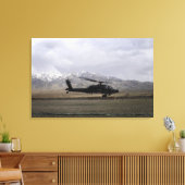Toile Un Apache AH-64A décolle (Insitu(Salon))
