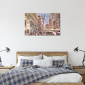 Toile Un aperçu de Busy Broadway (Insitu(Chambre))