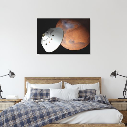 Toile Un Appareil Spatial Encaissé D'Aérocoque En Approc (Insitu(Chambre))
