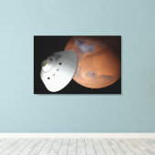 Toile Un Appareil Spatial Encaissé D'Aérocoque En Approc (Insitu (Plancher de Bois))
