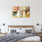 Toile Un appel amical, 1895 (huile sur toile) (Insitu(Chambre))