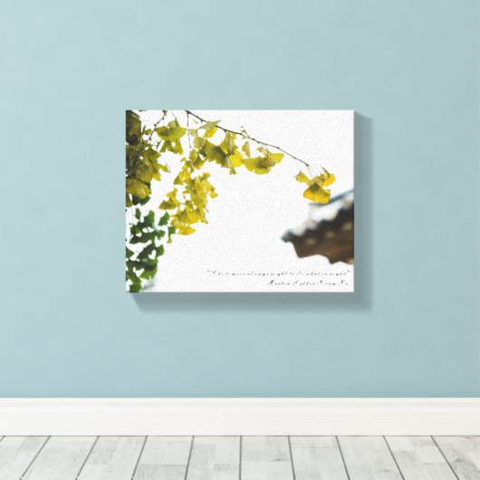 Toile Un après-midi d'automne paisible (Insitu (Plancher de Bois))