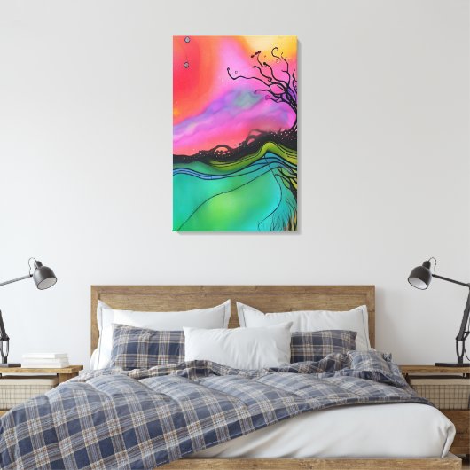 Toile Un arbre (Insitu(Chambre))