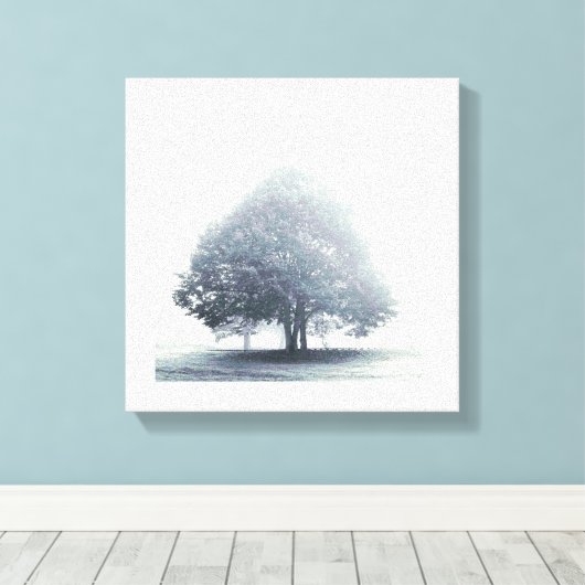 Toile Un arbre dans le brouillard (Insitu (Plancher de Bois))