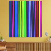 Toile Un Arc En Ciel De Stripes - LGBTQIA (Insitu(Salon))