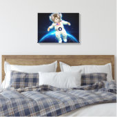 Toile Un astronaute de chat dans l'espace (Insitu(Chambre))