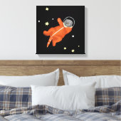 Toile Un astronaute de chat dans une combinaison spatial (Insitu(Chambre))