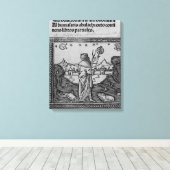 Toile Un astronome qui stargarise (Insitu (Plancher de Bois))