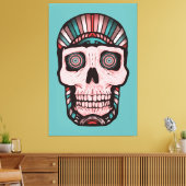 Toile Un autre crâne du monde : un rappel cosmique (Insitu(Salon))