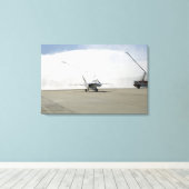 Toile Un avion F-18 (Insitu (Plancher de Bois))