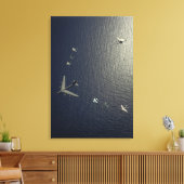 Toile Un avion Stratofortress B-52 de l'US Air Force (Insitu(Salon))