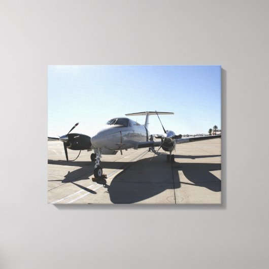 Toile Un avion UC-12F King Air (Recto)