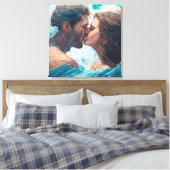 Toile Un baiser dans les vagues (Insitu(Chambre))