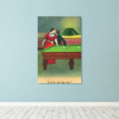 Toile Un baiser du rouge (Insitu (Plancher de Bois))